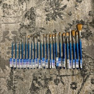 Winsor & Newton Cotman Watercolor Paint Brush Bundle #2 (22)